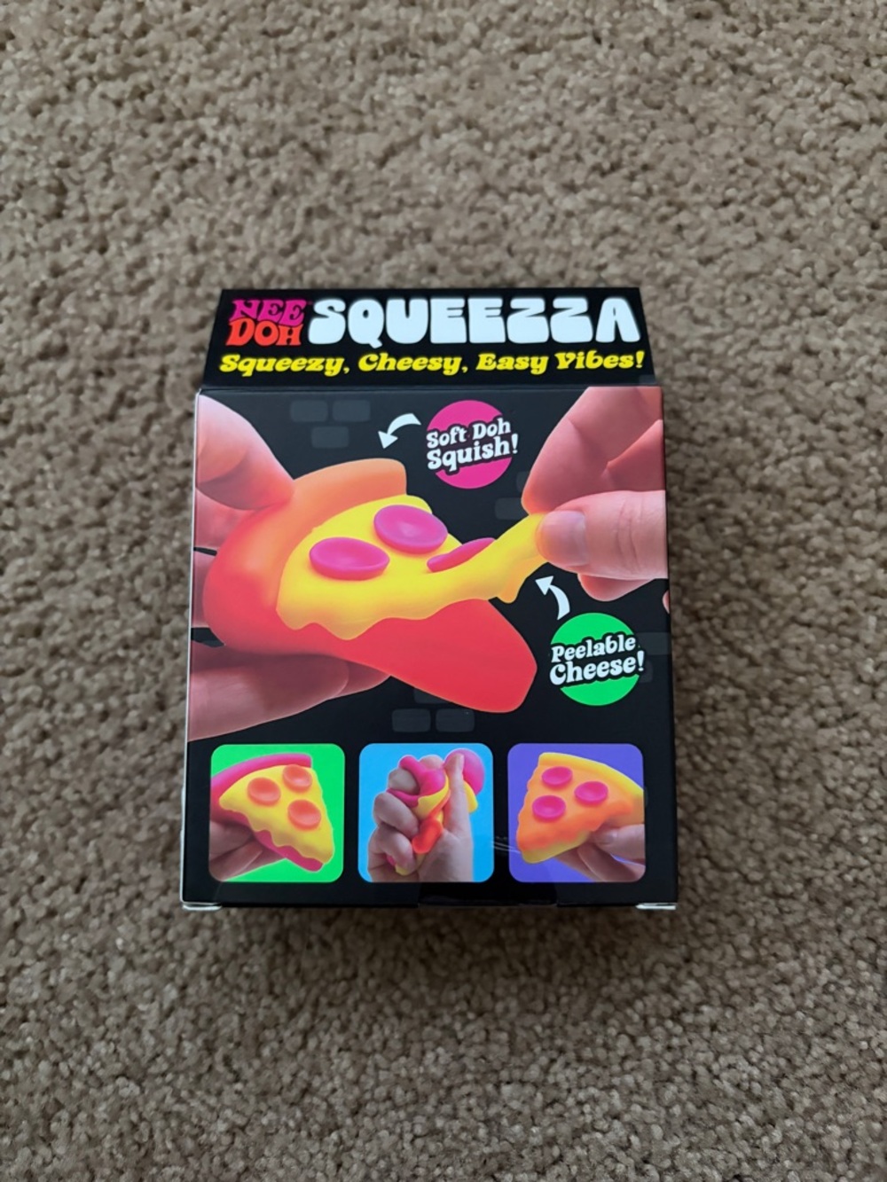 NeeDoh Squeezza Pizza Slice - Picture 2 of 3